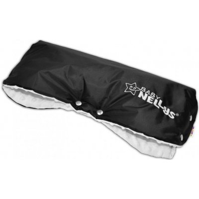 Baby Nellys Rukávník minky bílá černá – Zboží Dáma