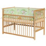 Scarlett postýlka s kompletní výbavou 120 x 60 cm Mráček zelená – Hledejceny.cz