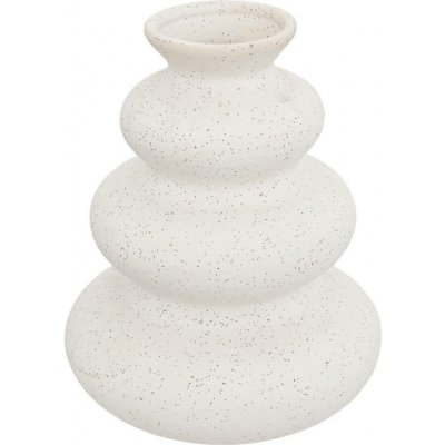 Atmosphera Keramická dekorační váza, 20 cm bílá – Hledejceny.cz