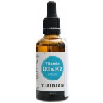 Viridian nutrition Vitamin D3 and K2 liquid 50 ml – Hledejceny.cz