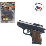 Teddies pistole kov plast 10 cm na měkké kuličky – Hledejceny.cz