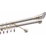 Garnyze-levne Garnýže Cosmo dvouřadá mosaz 19 mm 180 cm – Sleviste.cz