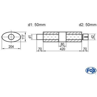FOX UNI-K52542050s – Hledejceny.cz