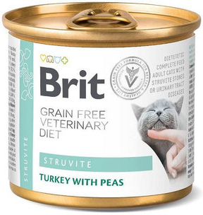 BRIT Veterinary Diet Struvite Turkey&Pea 0,2 kg