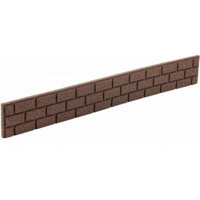 Multy home obrubník Bricks Stones 15 x 120 cm hnědá 1 ks – Sleviste.cz