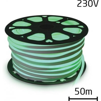 TIPA LED Neon flex hadice 230V zelená 50m IP67 12W/m – Zboží Mobilmania