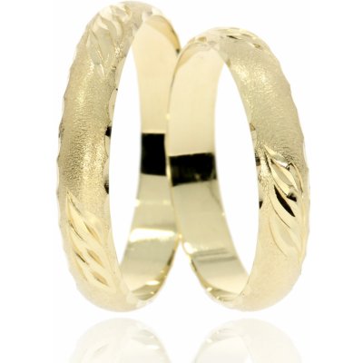 Zlatnictví Helios Zlaté snubní prsten L 192 – Sleviste.cz