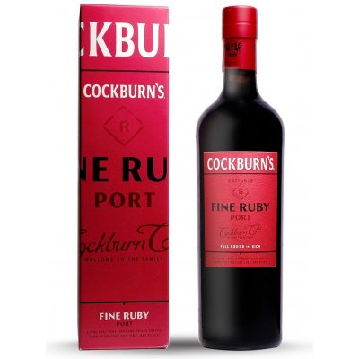 Cockburn´s Portské Ruby fortifikované červené sladké Portugalsko 19% 0,75 l (karton)