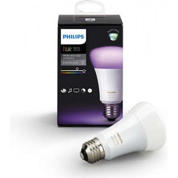 Philips Hue LED Bulb E27 DIM 10W 60W bílá Colored 806 lm