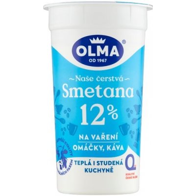 Olma Smetana na vaření 12 % 200 g – Zboží Dáma