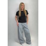 Reporter Young dívčí světle modré zateplené tepláky se širokými nohavicemi SVĚTLE MODRÁ – Zboží Dáma