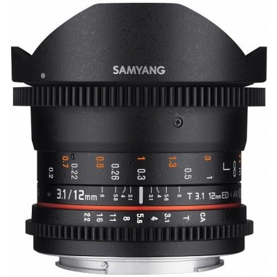 Samyang 12mm T3.1 VDSLR ED AS NCS Fisheye Pentax K