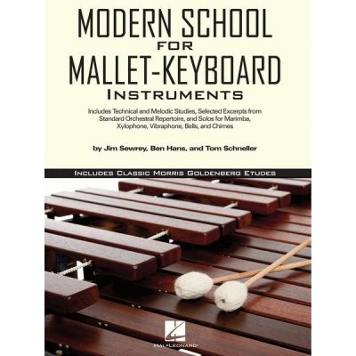 Modern School For Xylophone Marimba & Vibraphone noty na xylofon marimbu vibrafon – Zboží Mobilmania
