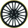 Alu kolo, lité kolo Corspeed Le Mans 8,5x19 5x112 ET45 matt black trim yellow