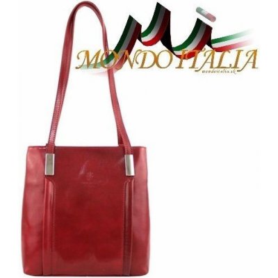 Kožená kabelka batoh 432 červená – Zboží Mobilmania