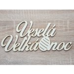 LYMFY Veselá Velikonoce 100x220x3mm přírodní dřevo – Hledejceny.cz
