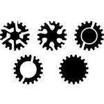 Ozubená kola plastová šablona 213 B 14,5x14,5cm – HobbyKompas.cz Ozubená kola plastová šablona 213 B 14,5x14,5cm – HobbyKompas.cz