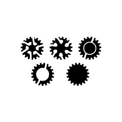 Ozubená kola plastová šablona 213 B 14,5x14,5cm – HobbyKompas.cz Ozubená kola plastová šablona 213 B 14,5x14,5cm – HobbyKompas.cz