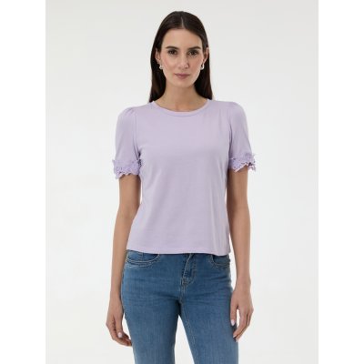 Orsay dámské tričko s krátkým rukávem světle fialové – Zbozi.Blesk.cz