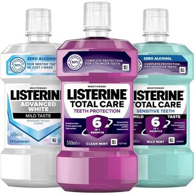 Listerine Speciální péče 3 × 500 ml