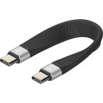 AlzaPower APW-ADTCTC03B FlexCore USB-C to USB-C 4 Gen 3 100W 40 Gbps černý – Zboží Živě