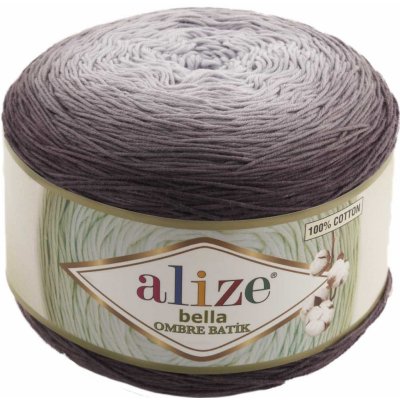 Alize BELLA OMBRE BATIK Barva: Alize Bella Ombre batik 7411 šedá – Hledejceny.cz