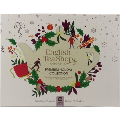 English Tea Shop Papírová bílá čajová vánoční kolekce 48 sáčků