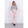 Těhotenské kalhoty Těhotenské kalhoty MI3672 pudrově růžové