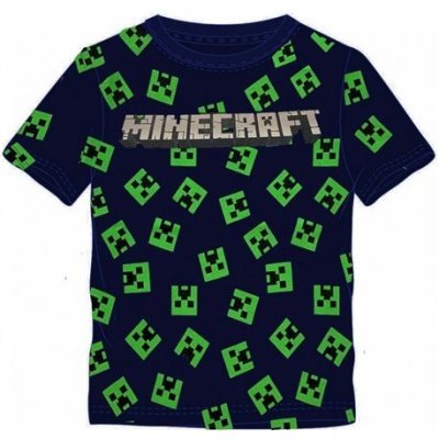 GBG tričko krátký rukáv Minecraft creeper face bavlna