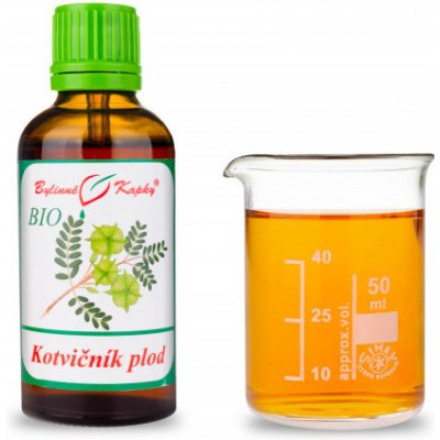 Kotvičník plod BIO bylinné kapky tinktura 50 ml