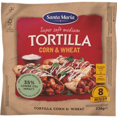 Santa Maria Tortilla kukuřičná 336 g – Zboží Dáma