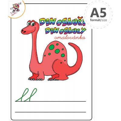 Omaľovánka A5 Dinosaury