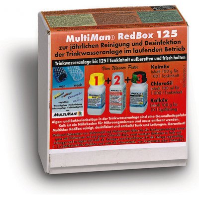 MultiMan Kompletní sada na úpravu vody Red Box 125 100 g – Hledejceny.cz