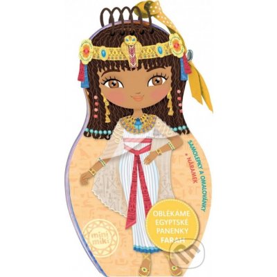 Presco Group Oblékáme egyptské panenky FARAH Omalovánky