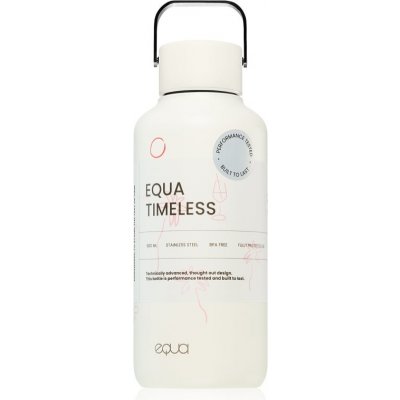 Equa Timeless nerezová láhev na vodu malá barva C'est La Vie 600 ml – Zbozi.Blesk.cz