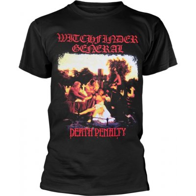 Witchfinder General Death Penalty Černá Hudební tričko – Zboží Mobilmania