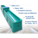 Suevia Napájecí žlab Model 6543 vyhřívaný dvojitý – Hledejceny.cz