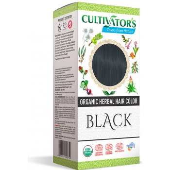 Cultivators přírodní barva na vlasy 12 černá