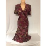 Drahstyl společenské vínové šaty Patol vínová – Zboží Mobilmania