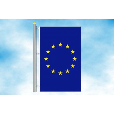 LIBEA, s.r.o. Vlajka EU 300×120 cm svisle Uchycení: Karabiny na delší straně – Hledejceny.cz
