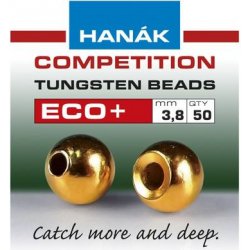 Hanák Competition Tungstenové Hlavičky Eco+ Zlatá 3,8 mm 50 ks