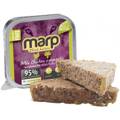 Marp Mix vanička pro psy kuře+zelenina 16x100g (15 + 1 ZDARMA)