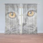 Sablio Záclony Kočičí pohled: 2ks 150x250cm – Hledejceny.cz