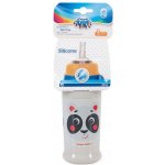 Canpol Babies láhev sportovní s nevylévací slámkou Hello Little béžová 350 ml – Zboží Dáma