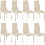 Tectake 401847 syntetická kůže béžová 4 ks – Hledejceny.cz