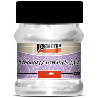 Pentart Lepidlový lak na decoupage matný 230 ml – Hledejceny.cz