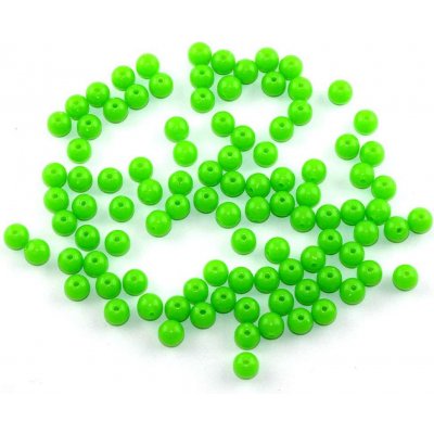 Akrylové neonové korálky - zelené - ∅ 8 mm - 10 ks – Hledejceny.cz