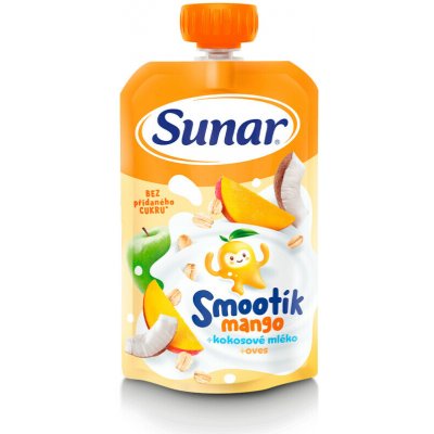 Sunar Smootík kapsička mango kokosové mléko ovesné vločky 120 g – Zboží Dáma