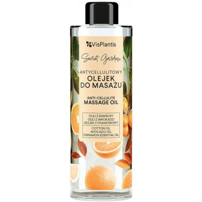 Vis Plantis Anticelulitidní masážní olej s vůní pomeranče Secret Garden 200 ml – Zboží Dáma