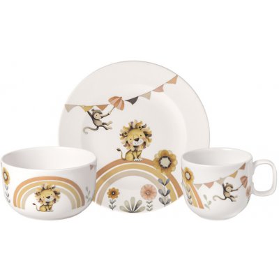 Villeroy & Boch Dětská jídelní porcelánová sada ROAR LIKE A LION 3 ks – Zboží Dáma